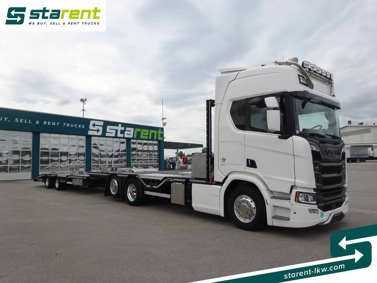 Scania R770 V8 Fahrzeugtransporter + Ziegler Anhänger - Truk pengangkut mobil: gambar 3 Scania R770 V8 Fahrzeugtransporter + Ziegler Anhänger - Truk pengangkut mobil: gambar 3