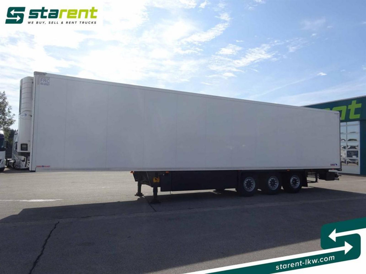Schmitz Carrier Vector 1550 Palettenkasten Zurrleiste - Semi-trailer berpendingin: gambar 1 Schmitz Carrier Vector 1550 Palettenkasten Zurrleiste - Semi-trailer berpendingin: gambar 1