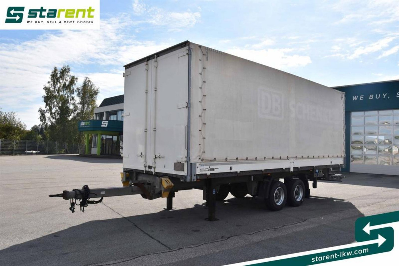 Spier Planen Tandemanhänger Durchladesys - Frontportalt. - Trailer dengan terpal samping: gambar 1 Spier Planen Tandemanhänger Durchladesys - Frontportalt. - Trailer dengan terpal samping: gambar 1