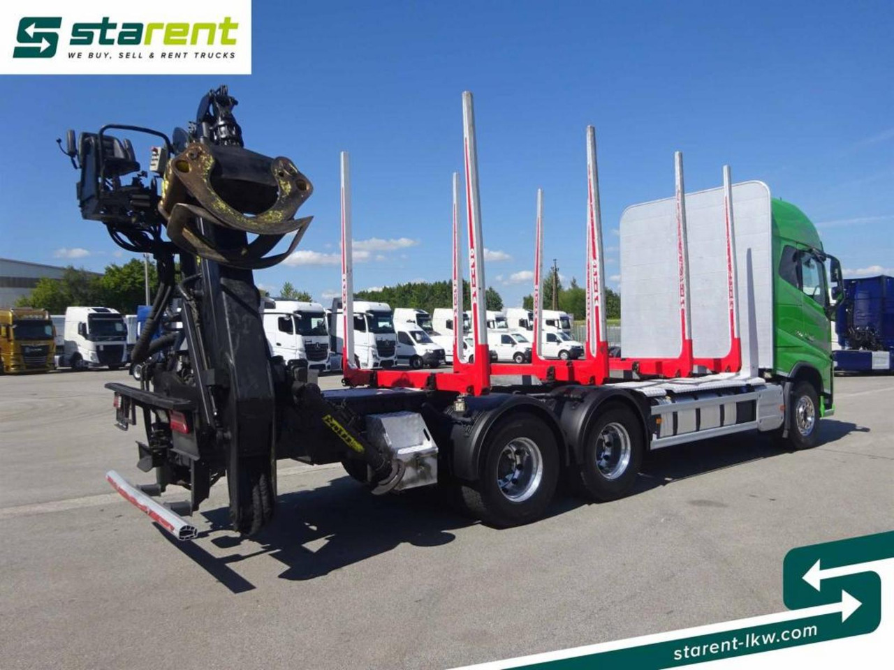 Volvo FH16 750 6x4 Holzaufbau mit Kran (Tajfun LIV120Z) - Truk logging: gambar 5 Volvo FH16 750 6x4 Holzaufbau mit Kran (Tajfun LIV120Z) - Truk logging: gambar 5