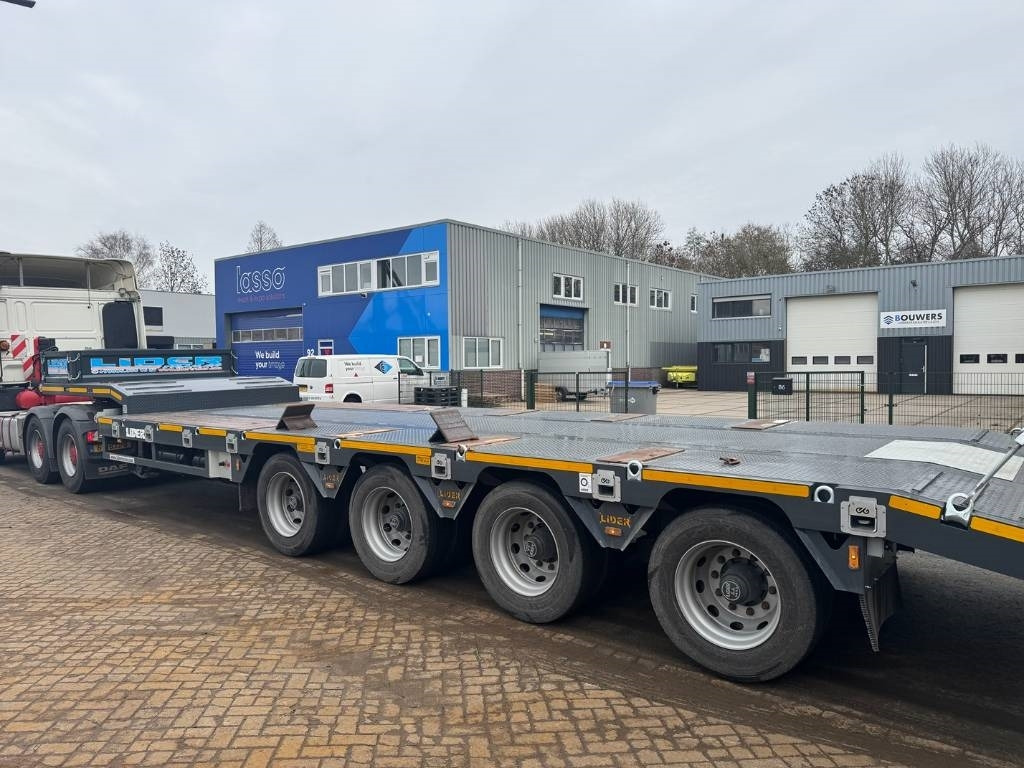 Semi-trailer low bed Lider ld07 86 ton 4 axel steel spring UNUSED: gambar 12