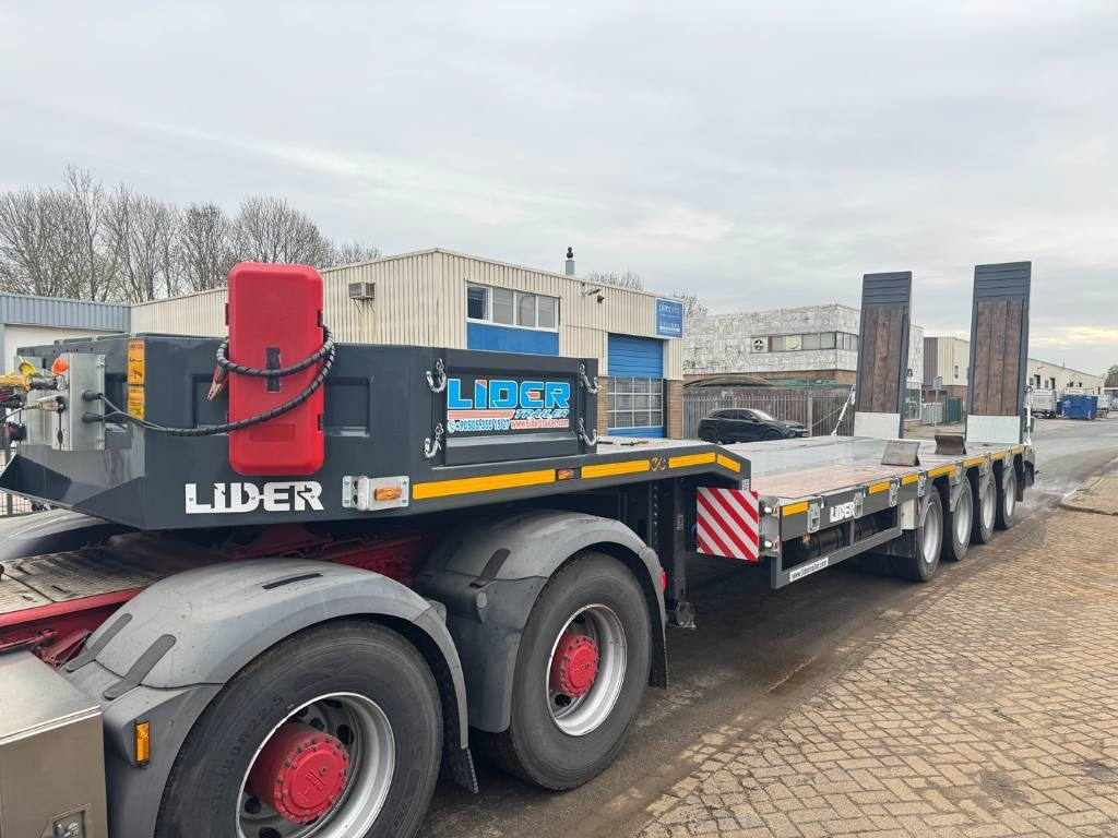 Semi-trailer low bed Lider ld07 86 ton 4 axel steel spring UNUSED: gambar 11