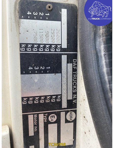 DAF CF 75 310 - Truk sampah: gambar 3 DAF CF 75 310 - Truk sampah: gambar 3