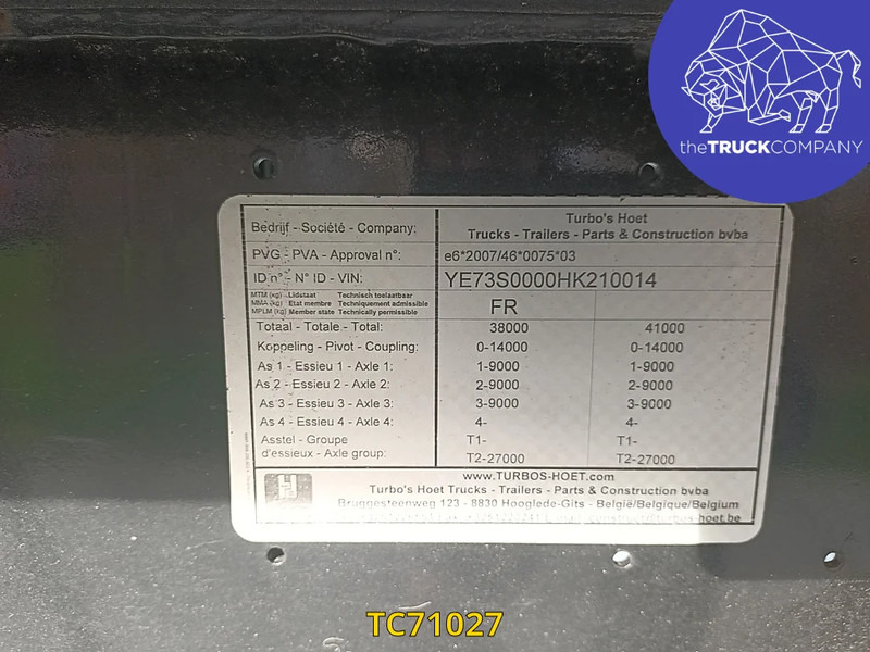 Semi-trailer pengangkut mobil Hoet Trailers: gambar 8