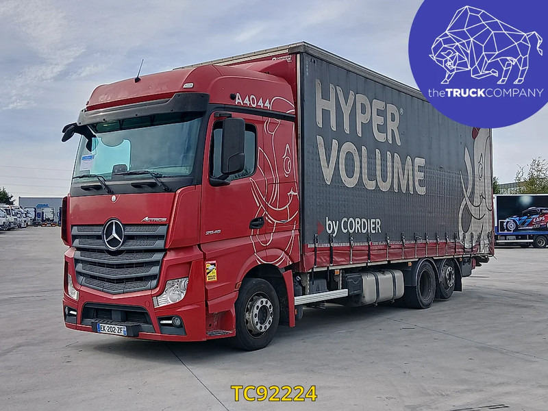 Mercedes-Benz Actros 2548 - Truk dengan terpal samping: gambar 1 Mercedes-Benz Actros 2548 - Truk dengan terpal samping: gambar 1