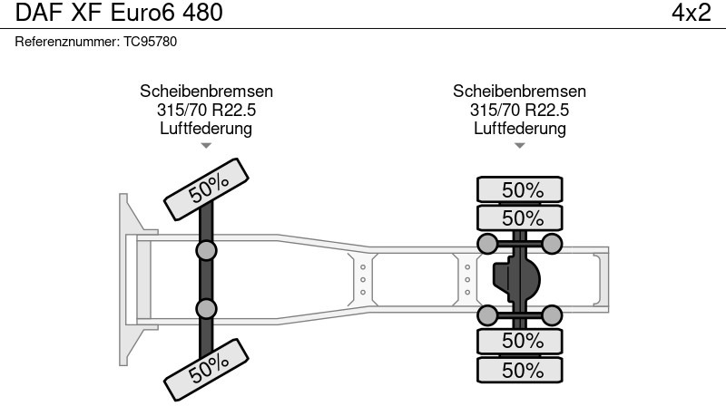 Tractor head DAF XF Euro6 480: gambar 17 Tractor head DAF XF Euro6 480: gambar 17