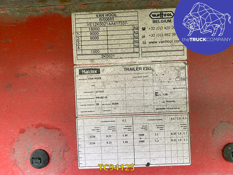 Van Hool - Trailer berpendingin: gambar 4 Van Hool - Trailer berpendingin: gambar 4