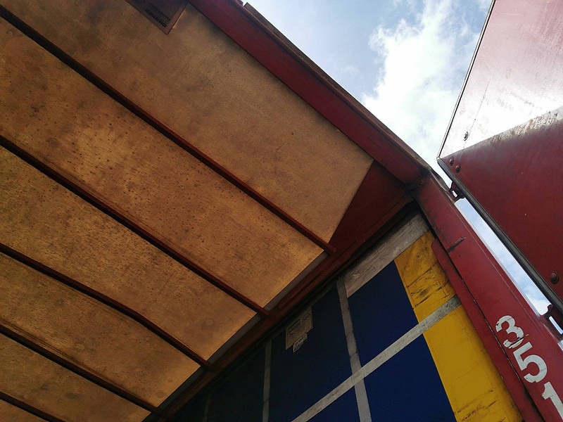 Semi-trailer dengan terpal samping Groenewegen DRO-12-27.3 HARD WOOD FLOOR: gambar 9