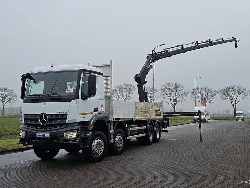 Mercedes-Benz AROCS 3240 HIAB 232ES5 - Truk flatbed, Truk derek: gambar 2 Mercedes-Benz AROCS 3240 HIAB 232ES5 - Truk flatbed, Truk derek: gambar 2