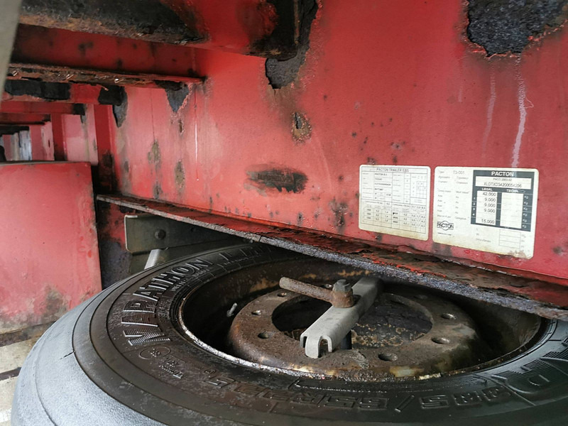 Semi-trailer flatbed Pacton T3-001 8 TWISTLOCKS 20-40FT: gambar 7