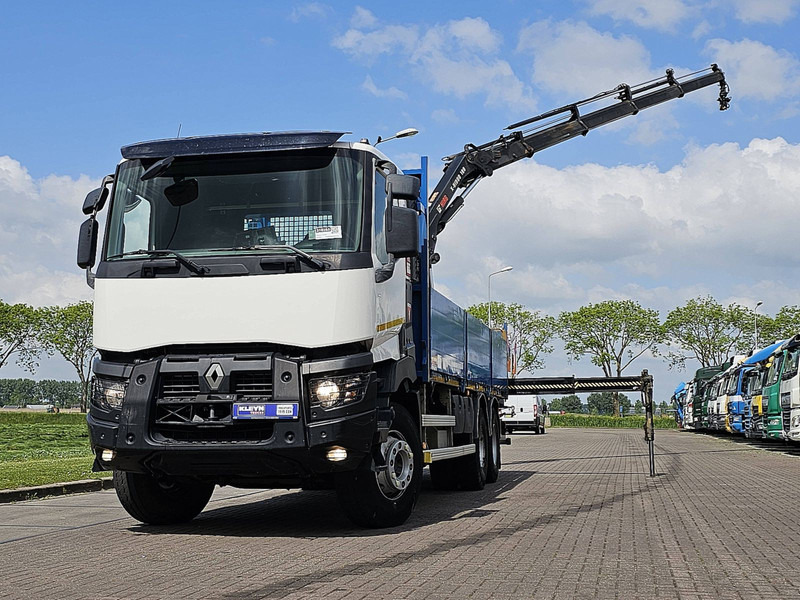 Renault K 430 HIAB 188ES4 - Truk flatbed, Truk derek: gambar 1 Renault K 430 HIAB 188ES4 - Truk flatbed, Truk derek: gambar 1