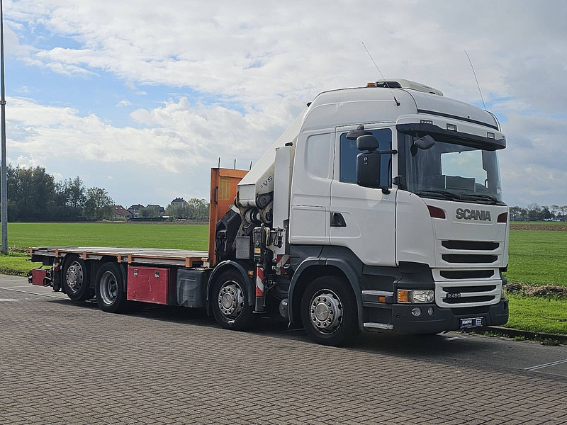 Scania R490 - Truk flatbed, Truk derek: gambar 5 Scania R490 - Truk flatbed, Truk derek: gambar 5