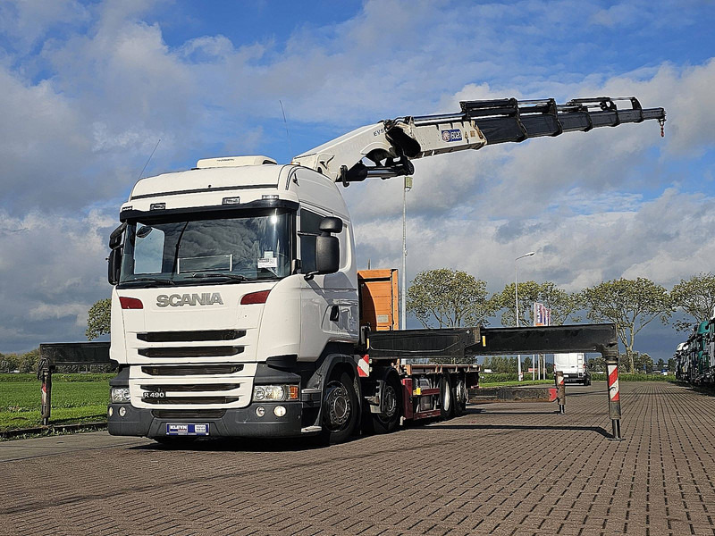 Scania R490 - Truk flatbed, Truk derek: gambar 1 Scania R490 - Truk flatbed, Truk derek: gambar 1