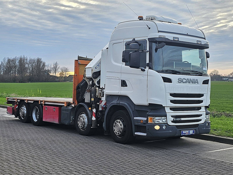 Scania R490 - Truk flatbed, Truk derek: gambar 5 Scania R490 - Truk flatbed, Truk derek: gambar 5