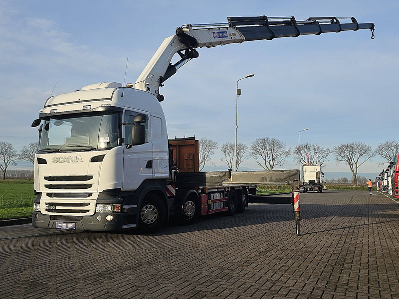 Scania R490 - Truk flatbed, Truk derek: gambar 1 Scania R490 - Truk flatbed, Truk derek: gambar 1