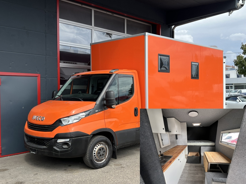 Iveco Daily 35S14 Klima Orig.127'km Küche Doppelbett - Camper: gambar 1 Iveco Daily 35S14 Klima Orig.127'km Küche Doppelbett - Camper: gambar 1