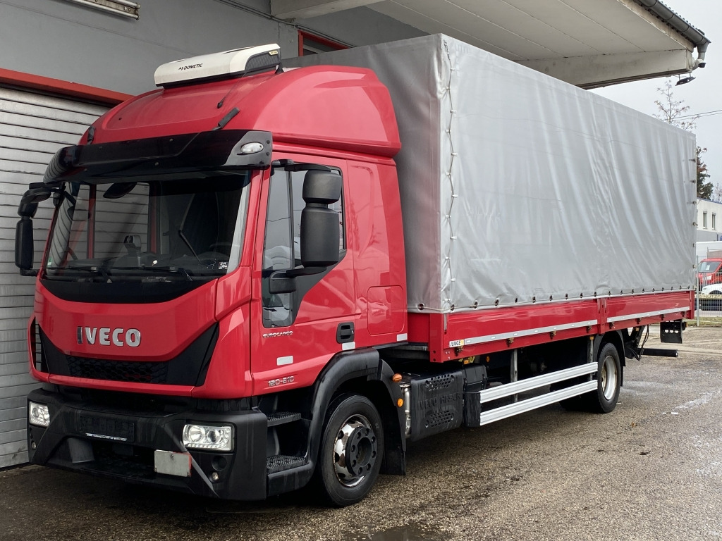 Truk dengan terpal samping Iveco EuroCargo ML120E21 Standklima ACC 7,25m P+P LBW: gambar 8