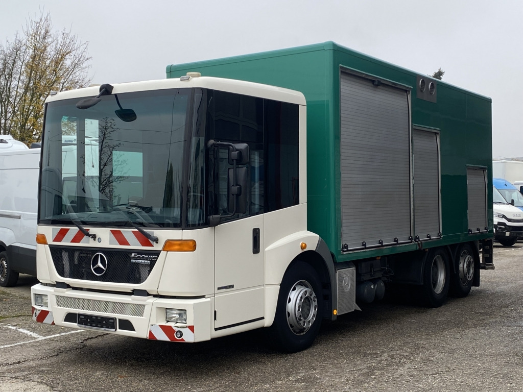 Truk sampah Mercedes-Benz Econic 2633 PLATZ Mülltonnenwaschanlage: gambar 8