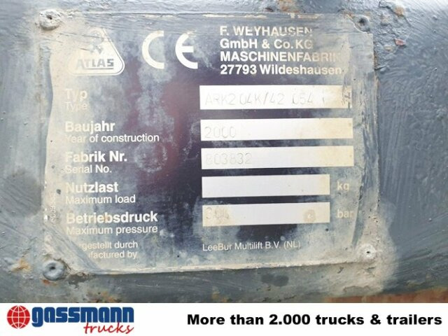 ARK204K/42054 - Hooklift/ Lewati sistem loader: gambar 5 ARK204K/42054 - Hooklift/ Lewati sistem loader: gambar 5