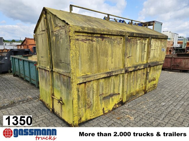 Absetzcontainer ca. 15m³ geschlossen mit Deckel - Bunker penyimpanan: gambar 1 Absetzcontainer ca. 15m³ geschlossen mit Deckel - Bunker penyimpanan: gambar 1