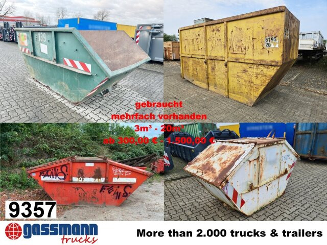 Absetzcontainer ca. 7m³ offen - Bunker penyimpanan: gambar 1 Absetzcontainer ca. 7m³ offen - Bunker penyimpanan: gambar 1