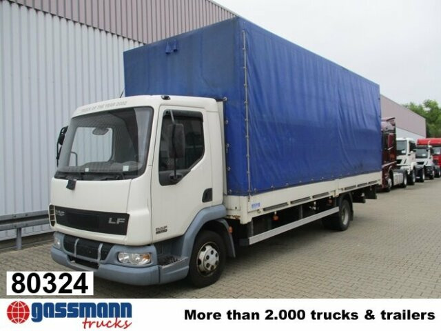 DAF DAF AE 45.150 LF 4x2, Plane Spriegel LBW - Truk flatbed: gambar 1 DAF DAF AE 45.150 LF 4x2, Plane Spriegel LBW - Truk flatbed: gambar 1