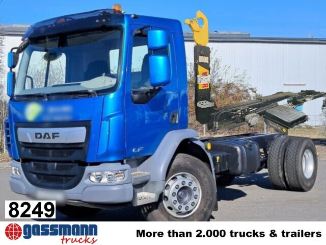 DAF LF 290 FA 4x2, Nebenantrieb, Navi, Abrollanlage - Hook lift: gambar 1 DAF LF 290 FA 4x2, Nebenantrieb, Navi, Abrollanlage - Hook lift: gambar 1