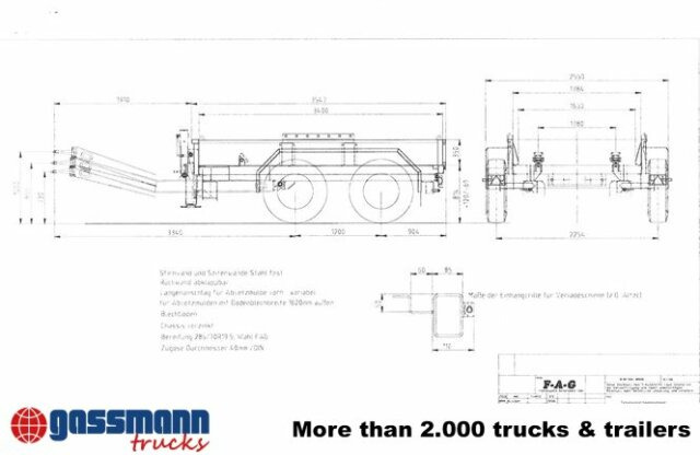 F-A-G Anhänger für Absetzcontainer 14t - Trailer pengangkut mobil: gambar 3 F-A-G Anhänger für Absetzcontainer 14t - Trailer pengangkut mobil: gambar 3