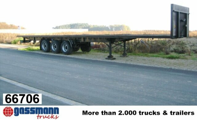 GUGGENMOOS Plattform-Auflieger - Semi-trailer flatbed: gambar 1 GUGGENMOOS Plattform-Auflieger - Semi-trailer flatbed: gambar 1