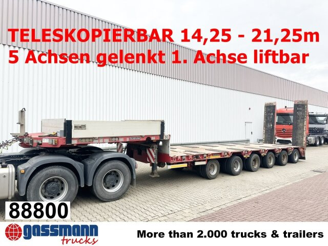 Goldhofer STZ-L 6-67/80 A, 6 Achsen, 86.000kg Ges.-Gew. - Semi-trailer low bed: gambar 1 Goldhofer STZ-L 6-67/80 A, 6 Achsen, 86.000kg Ges.-Gew. - Semi-trailer low bed: gambar 1