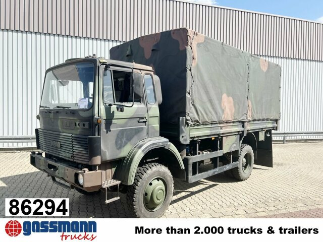 Iveco 110-17 AW 4x4, Ex-, Küche - Truk flatbed: gambar 1 Iveco 110-17 AW 4x4, Ex-, Küche - Truk flatbed: gambar 1