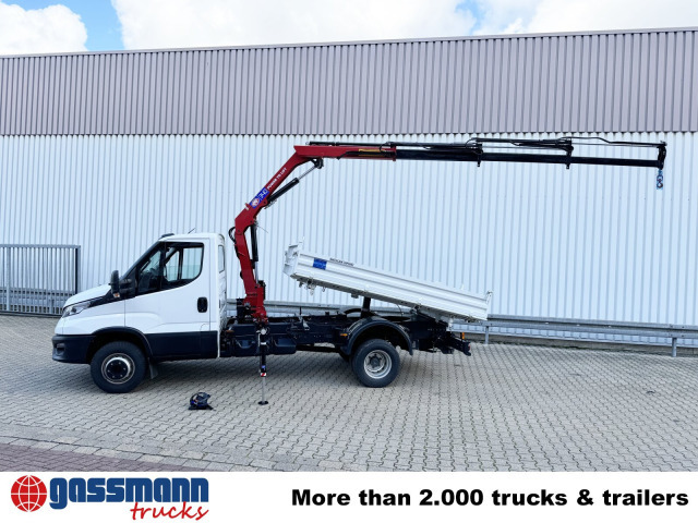 Iveco Daily 70C18H 4x2 mit Kran HMF 340-K3, Funk - Truk jungkit, Truk derek: gambar 4 Iveco Daily 70C18H 4x2 mit Kran HMF 340-K3, Funk - Truk jungkit, Truk derek: gambar 4