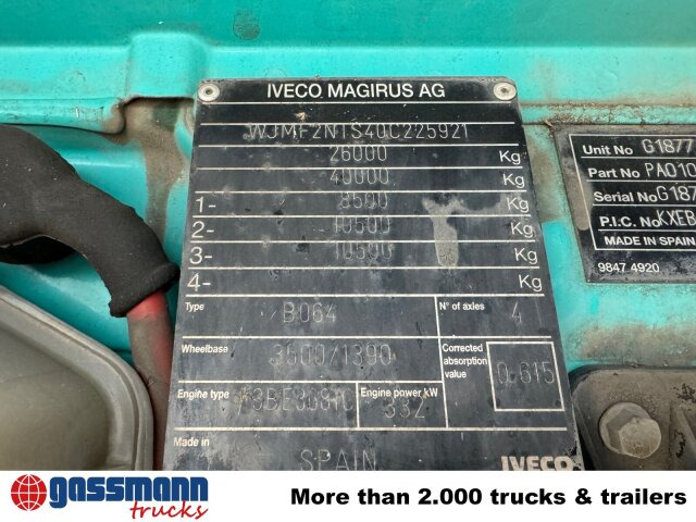 Iveco Trakker AD260T45W 6x6 - Truk sasis: gambar 5 Iveco Trakker AD260T45W 6x6 - Truk sasis: gambar 5