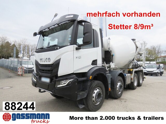 Iveco X-Way AD360X40BZ 8x4, Stetter 8/9m³ - Truk pengaduk beton: gambar 1 Iveco X-Way AD360X40BZ 8x4, Stetter 8/9m³ - Truk pengaduk beton: gambar 1