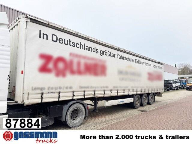 Krone SDP 27 , Edscha-Verdeck, Ex-Fahrschule - Semi-trailer flatbed: gambar 1 Krone SDP 27 , Edscha-Verdeck, Ex-Fahrschule - Semi-trailer flatbed: gambar 1