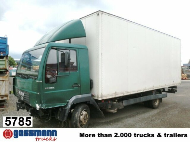 MAN L33 8.180 C 4x2, Unfallfahrzeug mit - Truk box: gambar 1 MAN L33 8.180 C 4x2, Unfallfahrzeug mit - Truk box: gambar 1