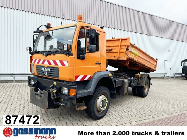MAN LE 18.280 4X4 BB, Winterdienstausstattung, - Truk jungkit, Truk derek: gambar 1 MAN LE 18.280 4X4 BB, Winterdienstausstattung, - Truk jungkit, Truk derek: gambar 1