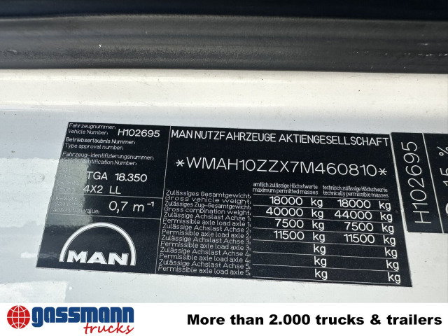 MAN TGA 18.350 4x2 LL, Fahrschulausstattung - Truk box: gambar 2 MAN TGA 18.350 4x2 LL, Fahrschulausstattung - Truk box: gambar 2