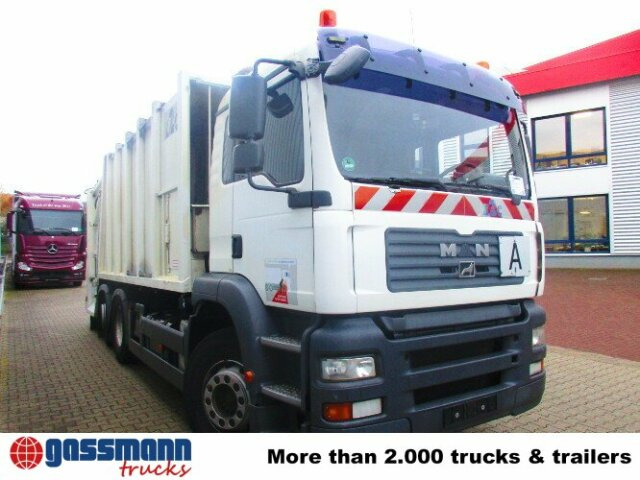 Truk sampah untuk pengangkutan sampah MAN TGA 26.310 BL 6x2, Haller M21-x2c, 21m³: gambar 14
