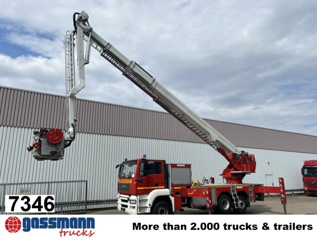 MAN TGA 26.360 6x2-2 LL, Magirus ALP 375 - Truk pemadam kebakaran: gambar 1 MAN TGA 26.360 6x2-2 LL, Magirus ALP 375 - Truk pemadam kebakaran: gambar 1
