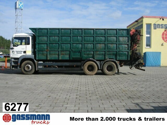 MAN TGA 26.413 BB 6x4 Kran Heckkran Jonsered 1020 - Truk logging, Truk derek: gambar 1 MAN TGA 26.413 BB 6x4 Kran Heckkran Jonsered 1020 - Truk logging, Truk derek: gambar 1