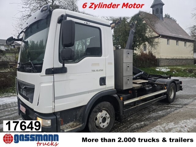 MAN TGL 12.250 4x2 BL, Palfinger Abroller P - Hook lift: gambar 1 MAN TGL 12.250 4x2 BL, Palfinger Abroller P - Hook lift: gambar 1