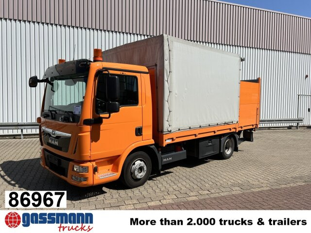 MAN TGL 7.180 4X2 BL mit LBW BÄR - Truk flatbed: gambar 1 MAN TGL 7.180 4X2 BL mit LBW BÄR - Truk flatbed: gambar 1