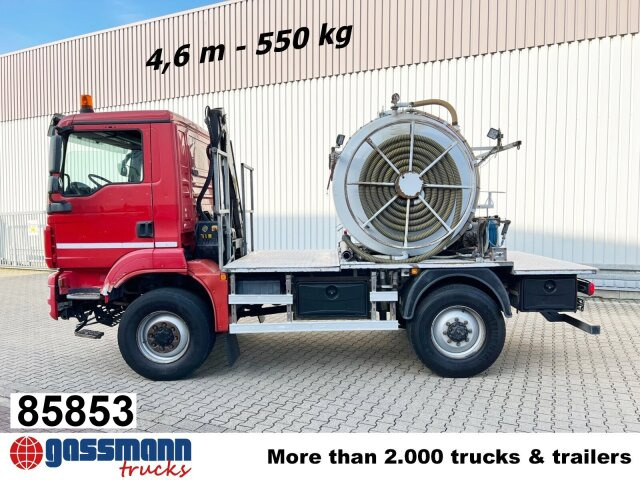 MAN TGM 13.250/340 4X4 BL, Kran Hiab 026 T-3, - Truk derek: gambar 1 MAN TGM 13.250/340 4X4 BL, Kran Hiab 026 T-3, - Truk derek: gambar 1