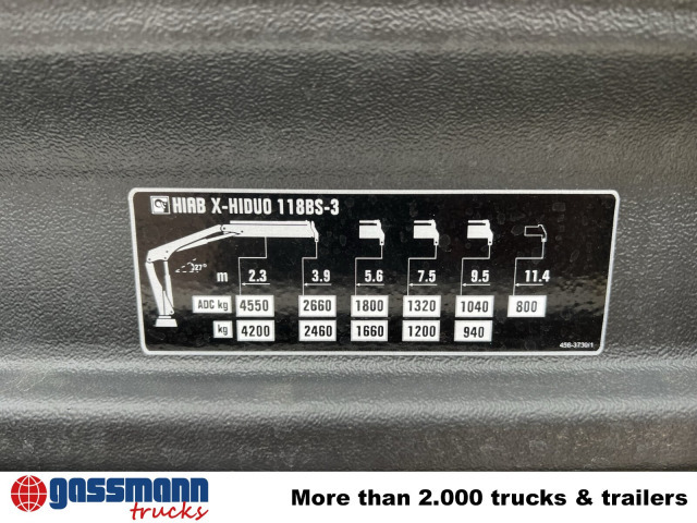 MAN TGM 18.320 4x4 BB CH mit Kran Hiab X-Hiduo - Truk jungkit, Truk derek: gambar 3 MAN TGM 18.320 4x4 BB CH mit Kran Hiab X-Hiduo - Truk jungkit, Truk derek: gambar 3