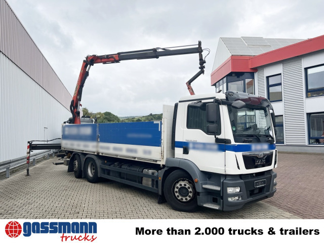 Truk flatbed, Truk derek MAN TGM 26.340 6X2-4 LL, Lenk-/Liftachse, Heckkran: gambar 11