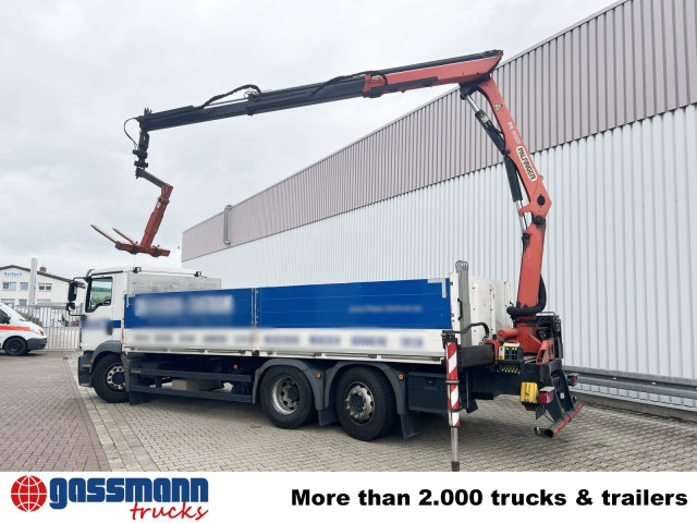 Truk flatbed, Truk derek MAN TGM 26.340 6X2-4 LL, Lenk-/Liftachse, Heckkran: gambar 8