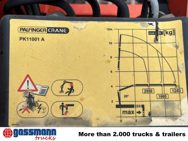 MAN TGM 26.340 6X2-4 LL, Lenk-/Liftachse, Heckkran - Truk flatbed, Truk derek: gambar 2 MAN TGM 26.340 6X2-4 LL, Lenk-/Liftachse, Heckkran - Truk flatbed, Truk derek: gambar 2