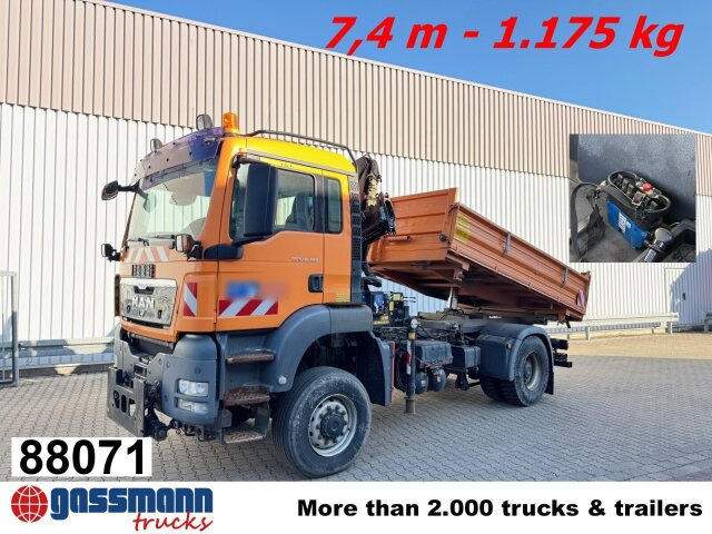 MAN TGS 18.320 4x4 BL, Wechselsystem, - Truk jungkit, Truk derek: gambar 1 MAN TGS 18.320 4x4 BL, Wechselsystem, - Truk jungkit, Truk derek: gambar 1