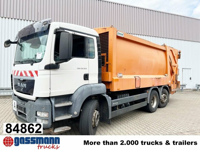MAN TGS 26.320/400 6x2-4 BL, Lift-/Lenkachse, Heil - Truk sampah: gambar 1 MAN TGS 26.320/400 6x2-4 BL, Lift-/Lenkachse, Heil - Truk sampah: gambar 1